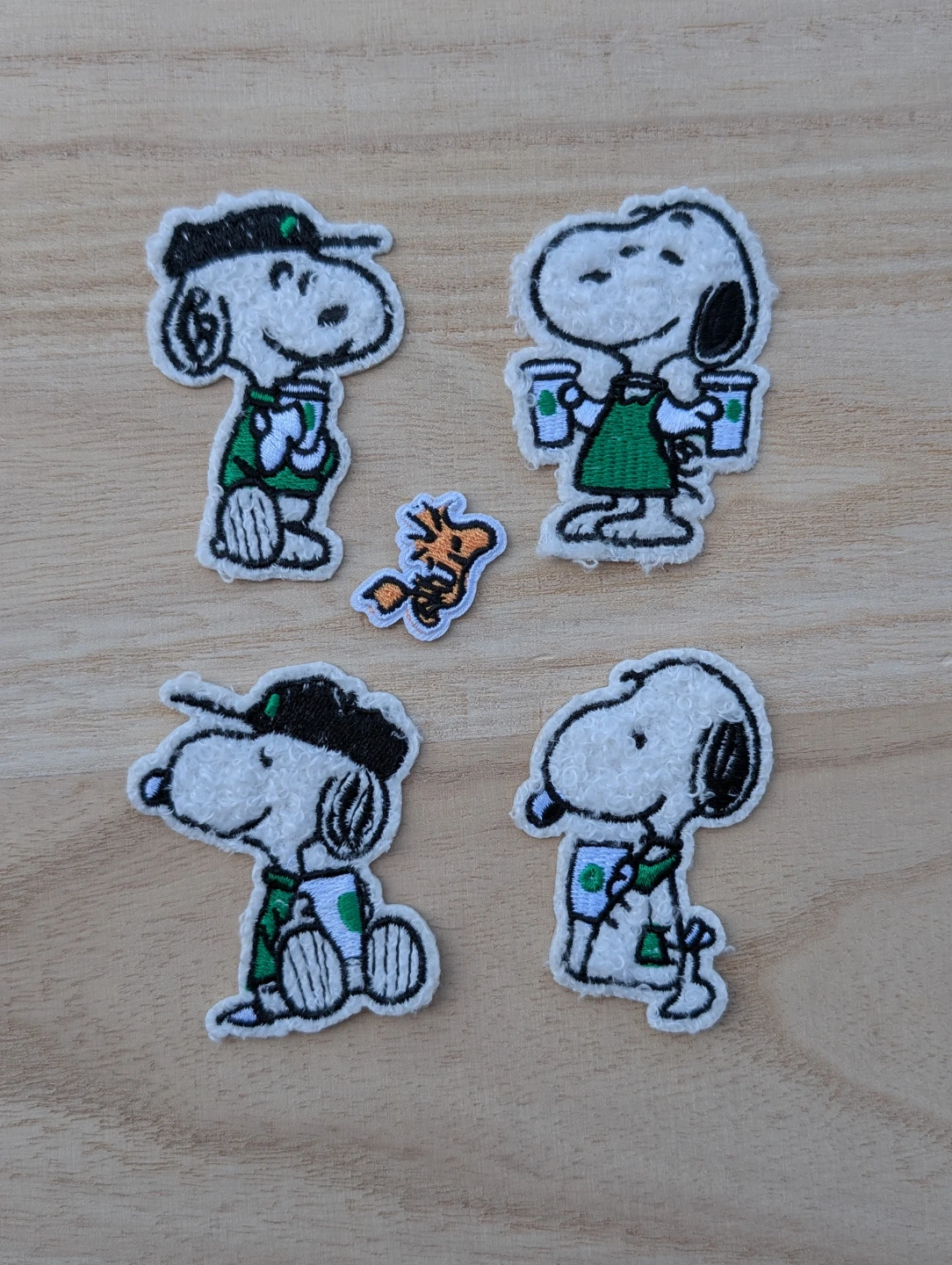 Snoopy Patches Set 5 pc set new without tag - photo 3