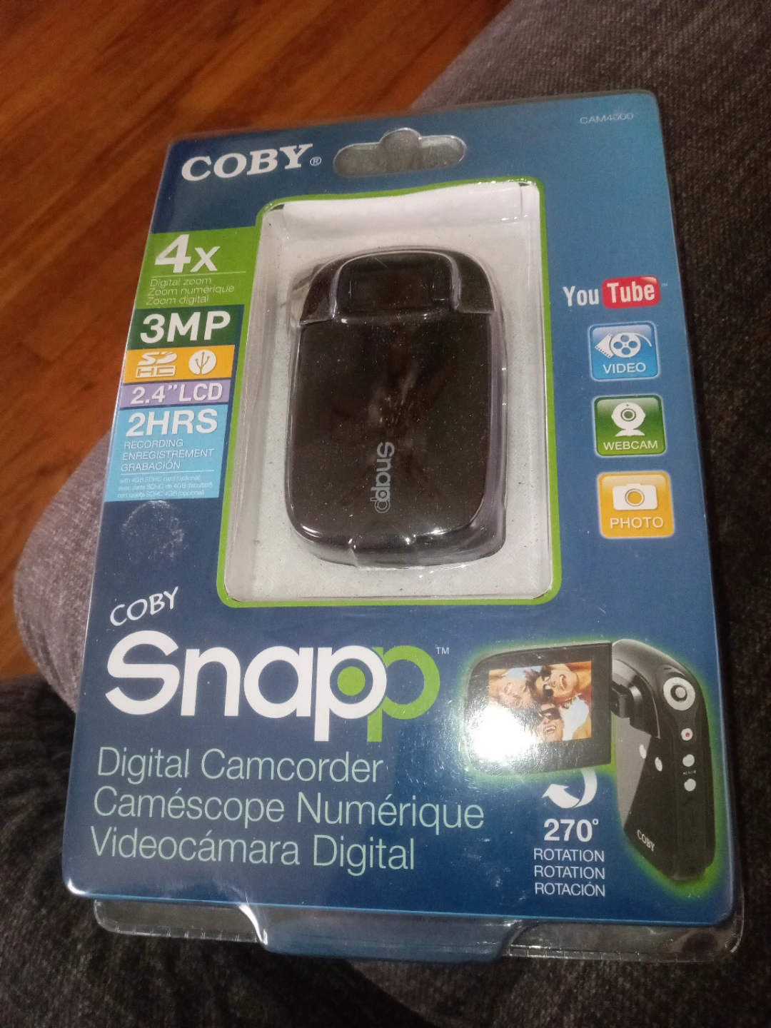 Brand New, Never Opened, Coby Snap digital camcorder
