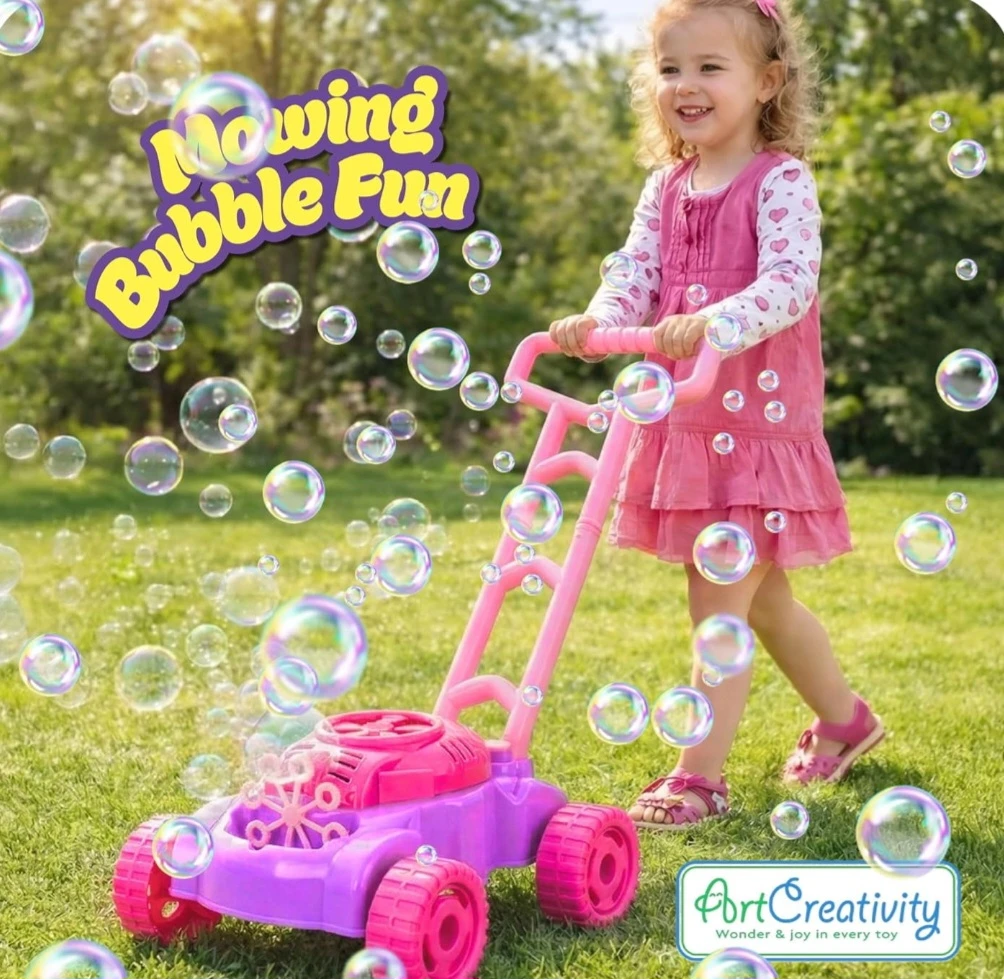 Kids Bubble Mower Toy