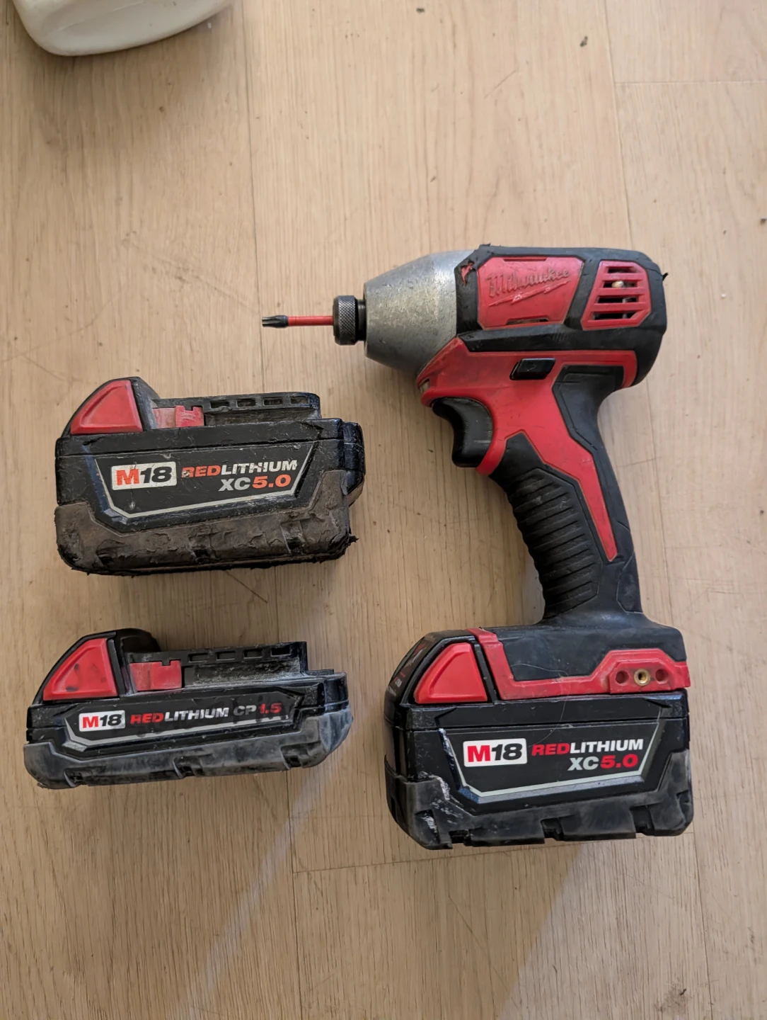 Milwaukee M18 Impact Driver with 3 Batteries