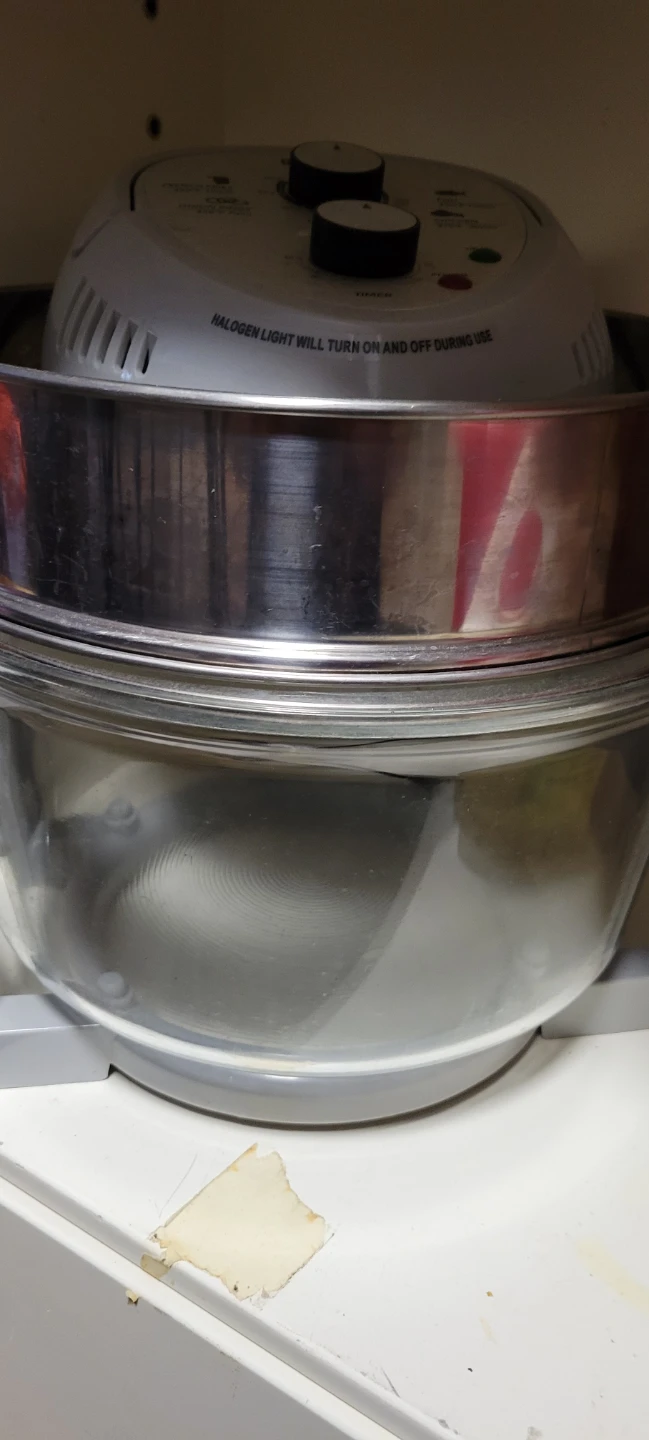 Convection Oven with Glass Bowl