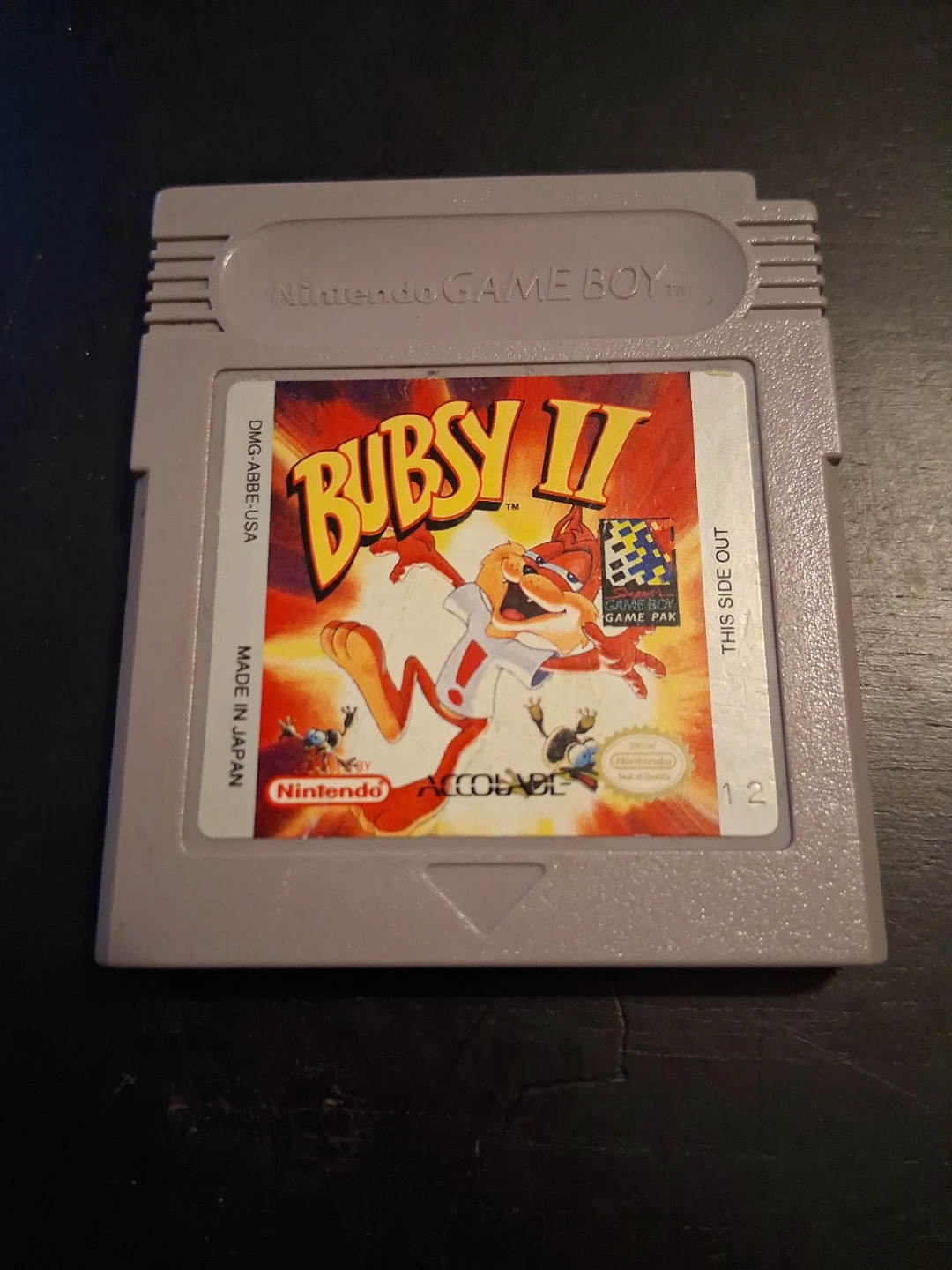 Bubsy II Nintendo Game Boy Cartridge - photo 2