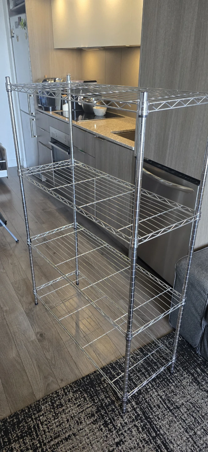 4-Shelf Wire Rack Storage Shelving Organizer ⚽⚽ - photo 3