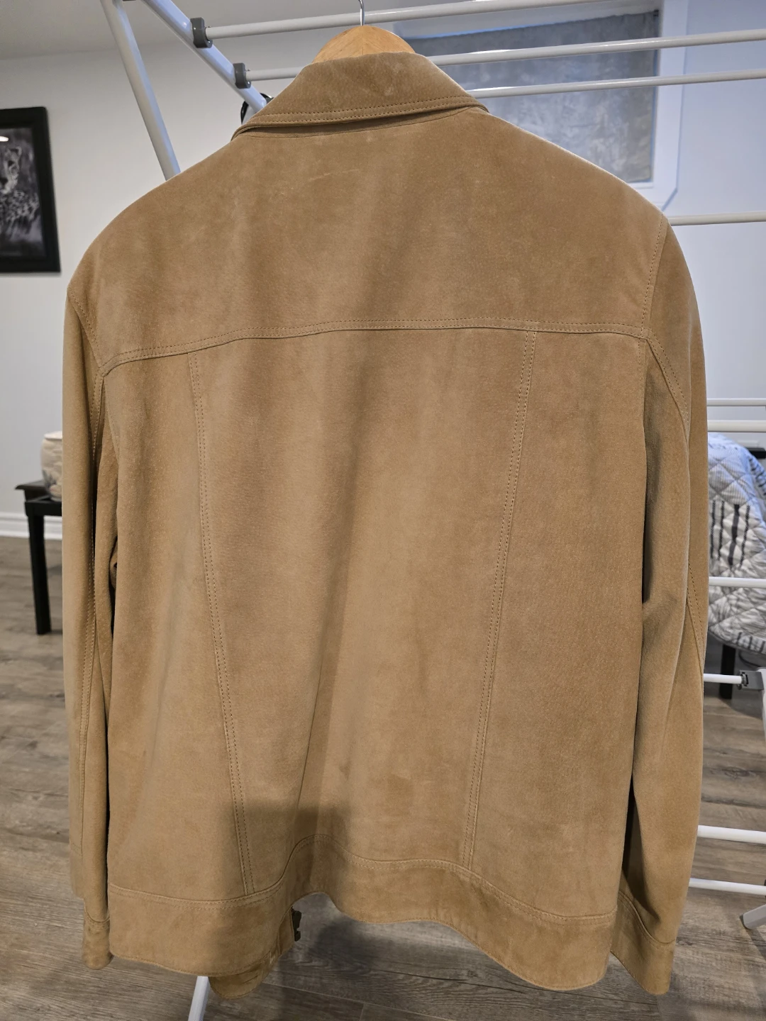 Tan Suede Jacket - L/G - photo 2