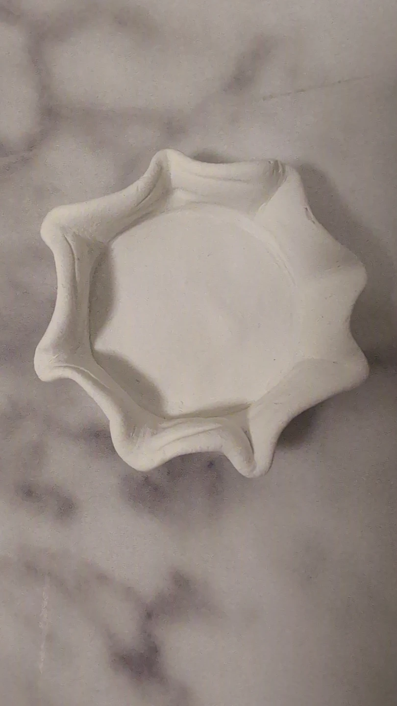 White Star-Shaped Trinket Dish