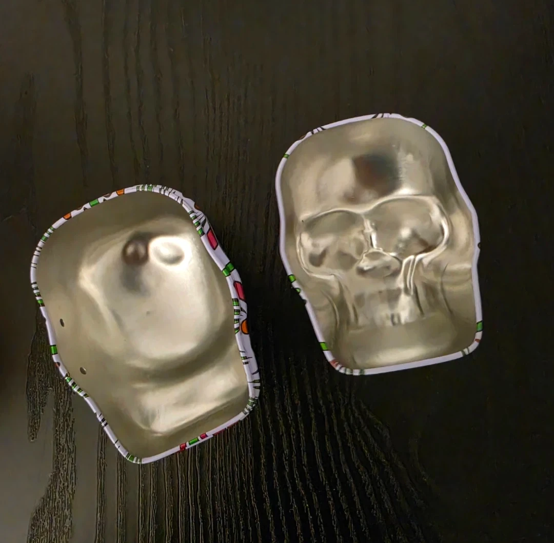 Dia De Los Muertos skull tin - photo 3