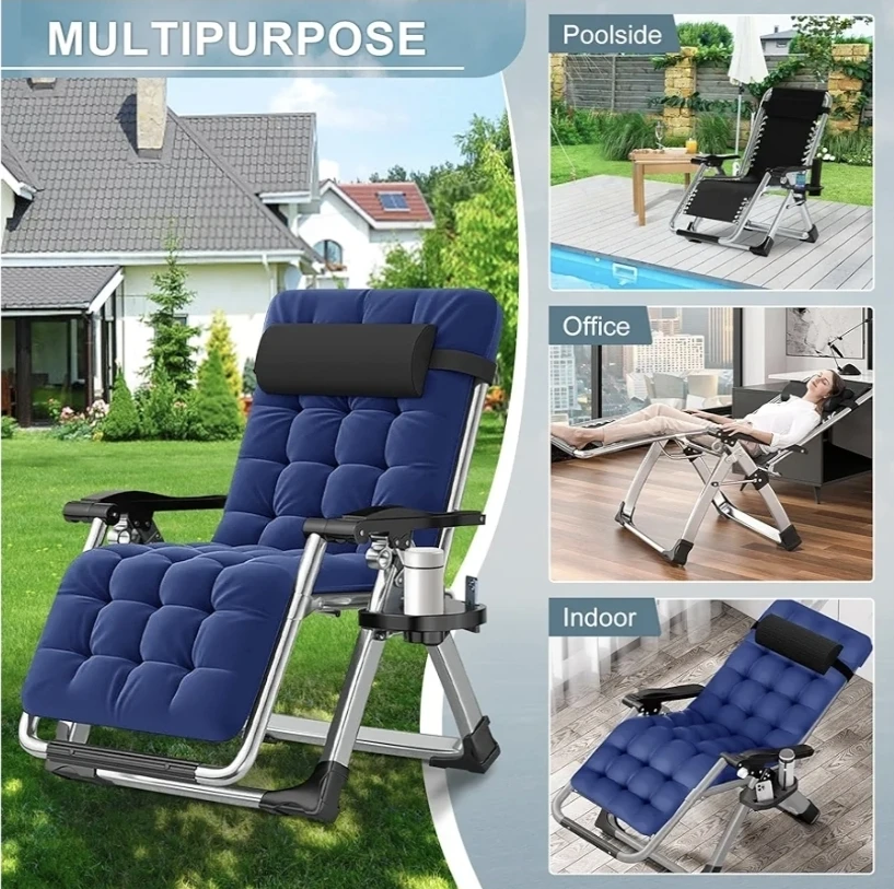 Zero Gravity Recliner Chair with Padded Cushion - photo 4