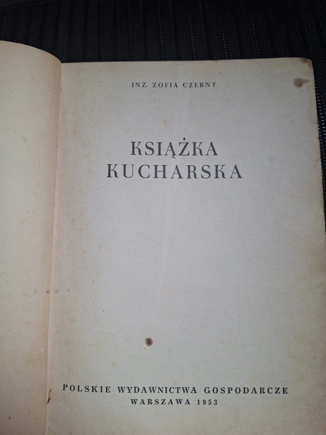 Książka Kucharska Cookbook by Zofia Czerny 1953 - photo 2