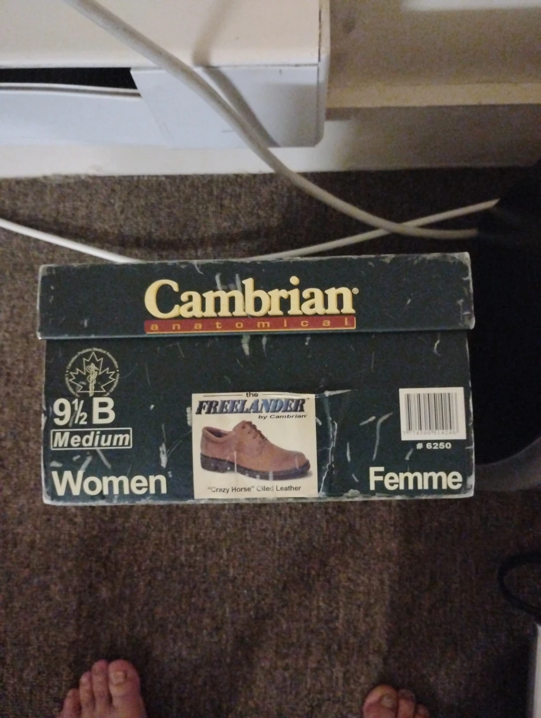 Cambrian Women's Size 9.5B Medium Brown Leather Shoes