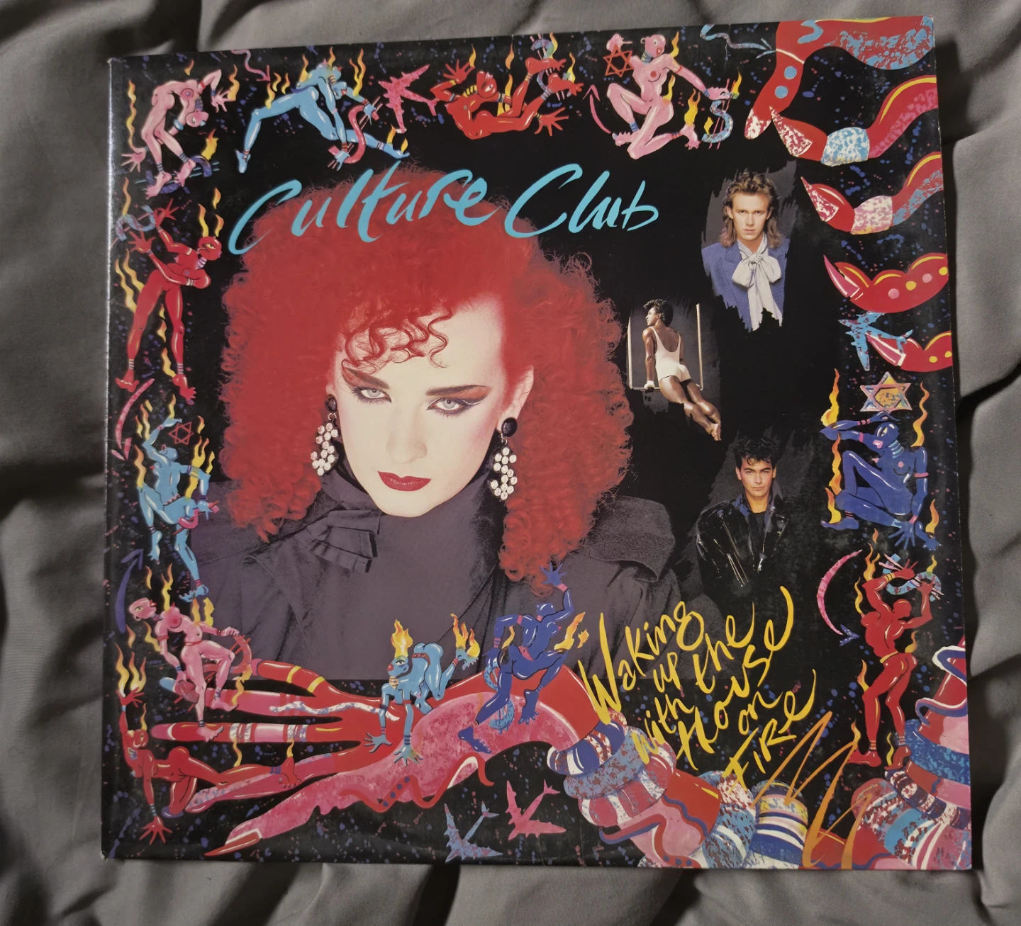 Culture Club Waking Up With The House On Fire Vinyl Record