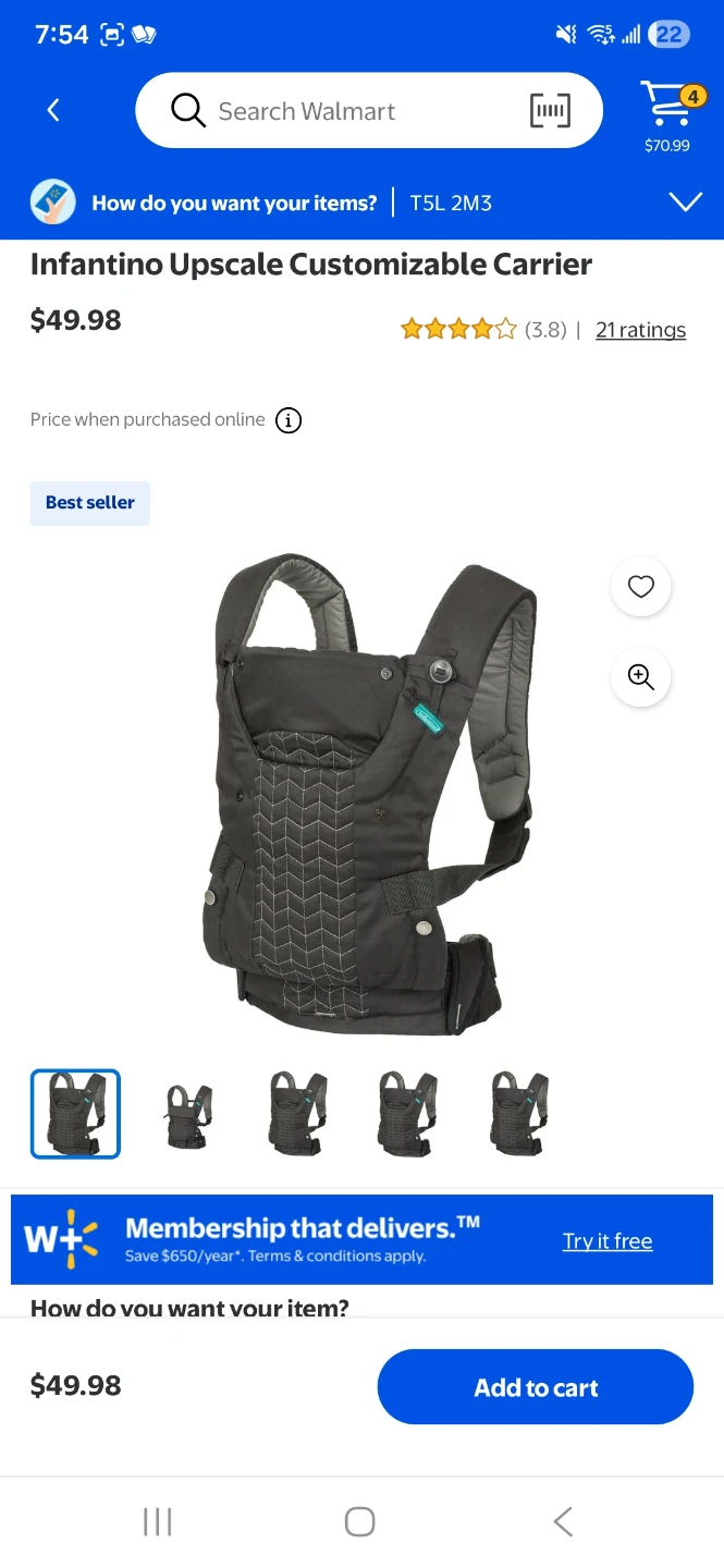Infantino Upscale Customizable Carrier - photo 3