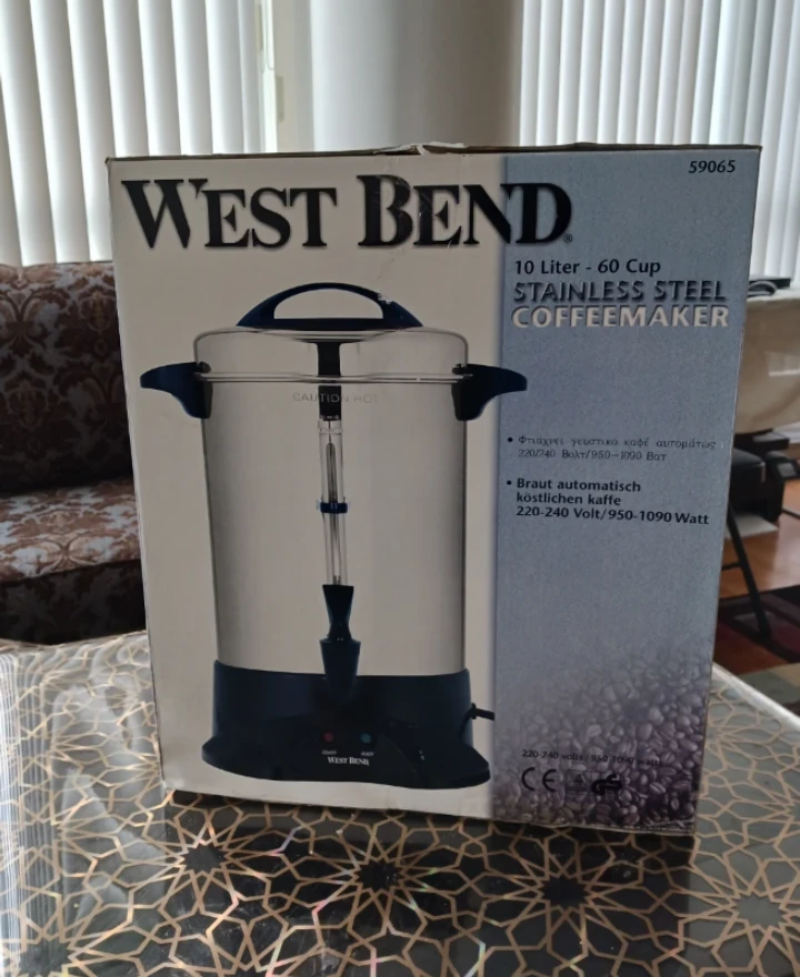 West Bend 10 Liter - 60 Cup Stainless Steel Coffeemaker - photo 2