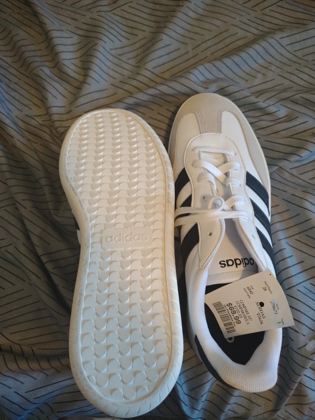 Adidas White and Black Sneakers - photo 3