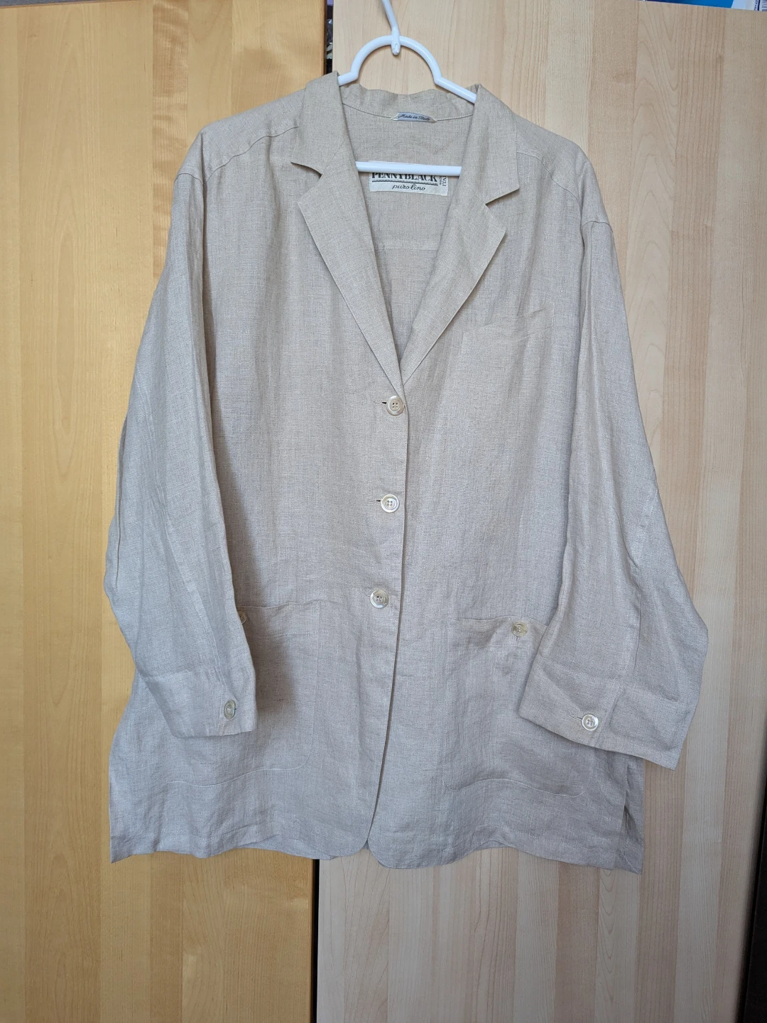PENNYBLACK puro lino Linen Blazer Woman Large - photo 2