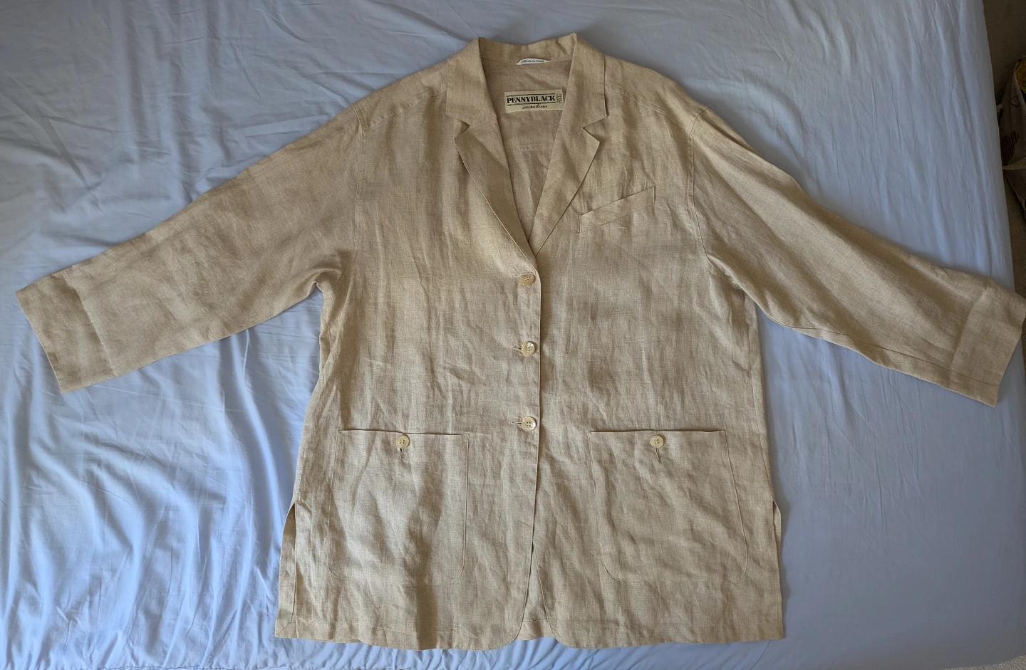 PENNYBLACK puro lino Linen Blazer Woman Large - photo 3