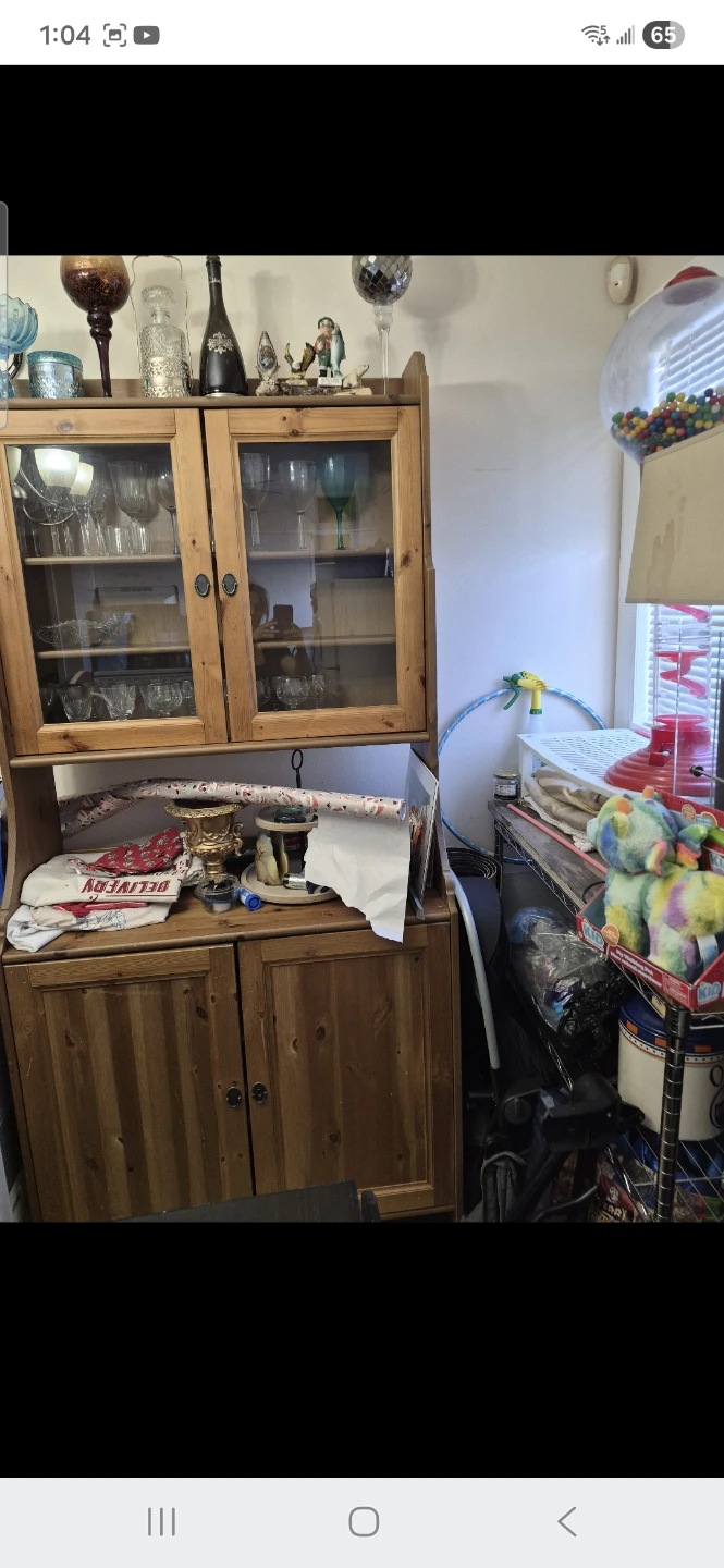 Wooden China Cabinet with Glass Doors Ikea