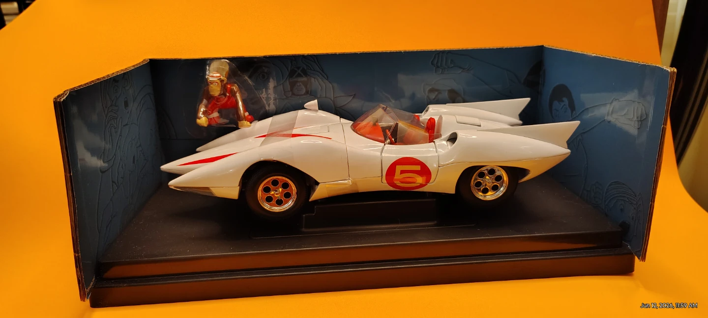 Speed Racer Mach 5 1:18 Scale Die Cast Metal Car - photo 3