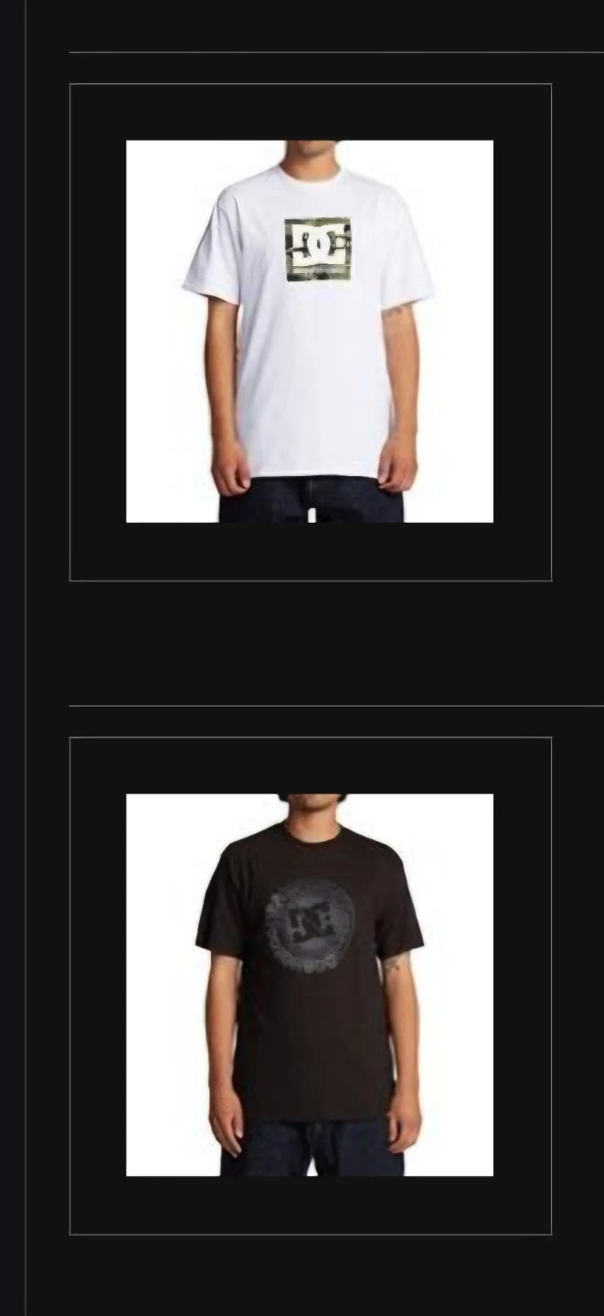 DC Shoes T-Shirts (White & Black)