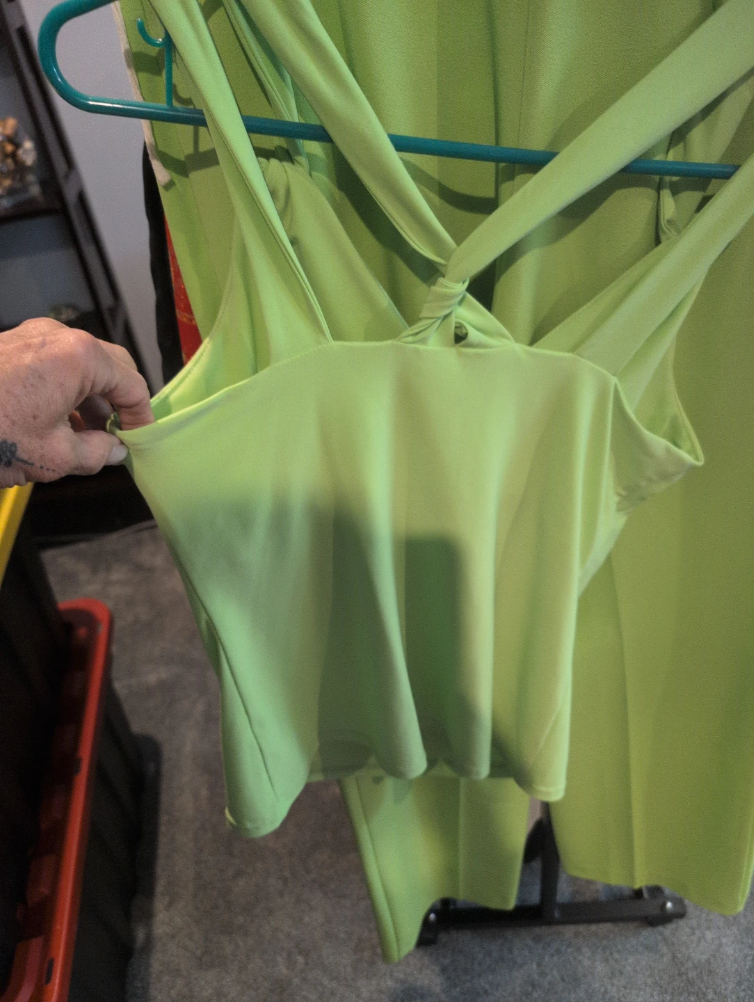 Joseph Ribkoff Green Tank Top and Pants Set - photo 3
