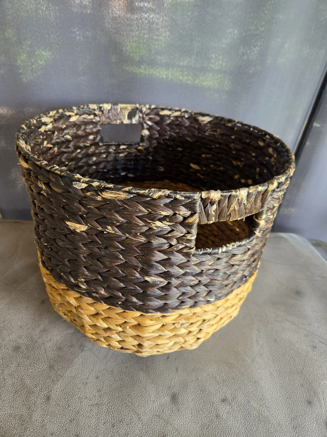 Woven Basket with Handles