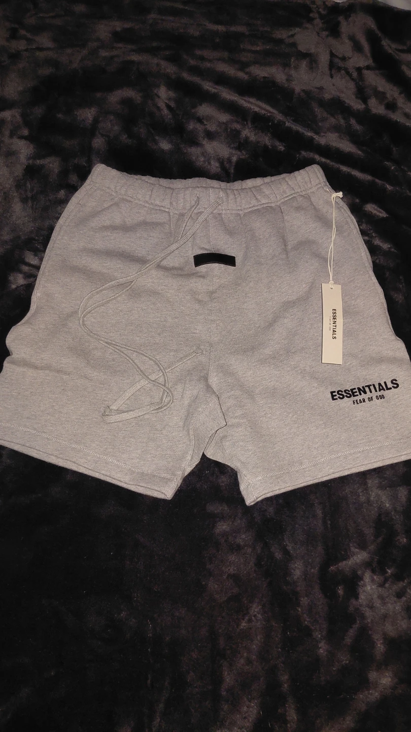 Essentials Fear of God Grey Sweatshorts Size M