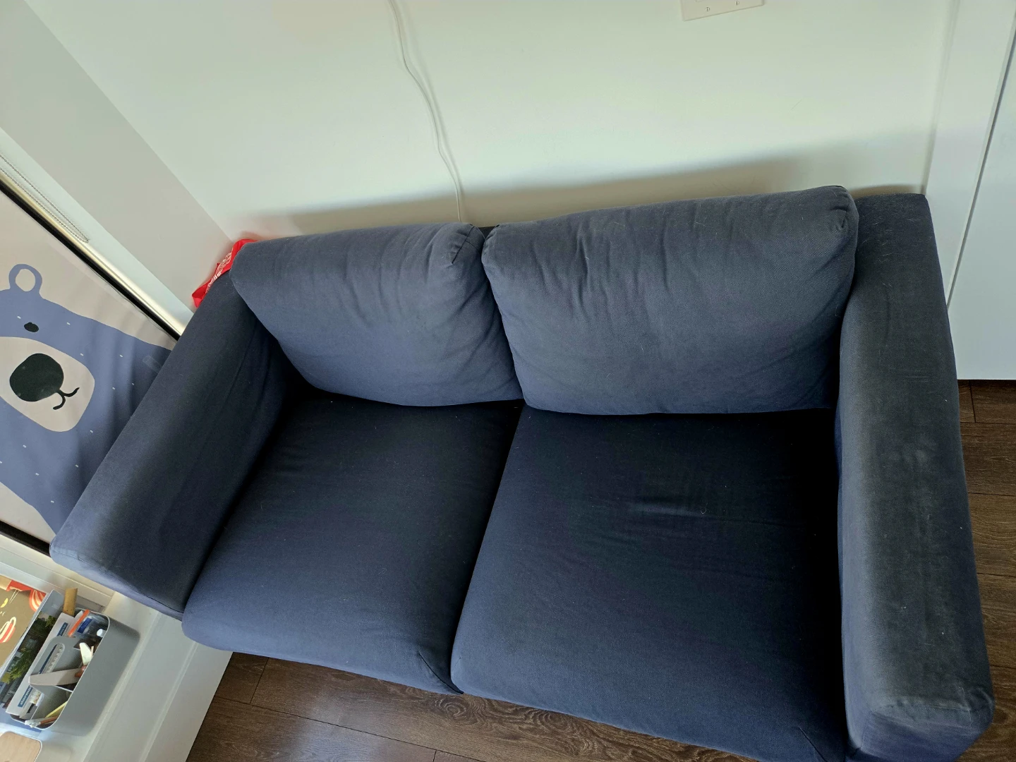 IKEA FINNALA Loveseat, Orsrsta black-blue - photo 4