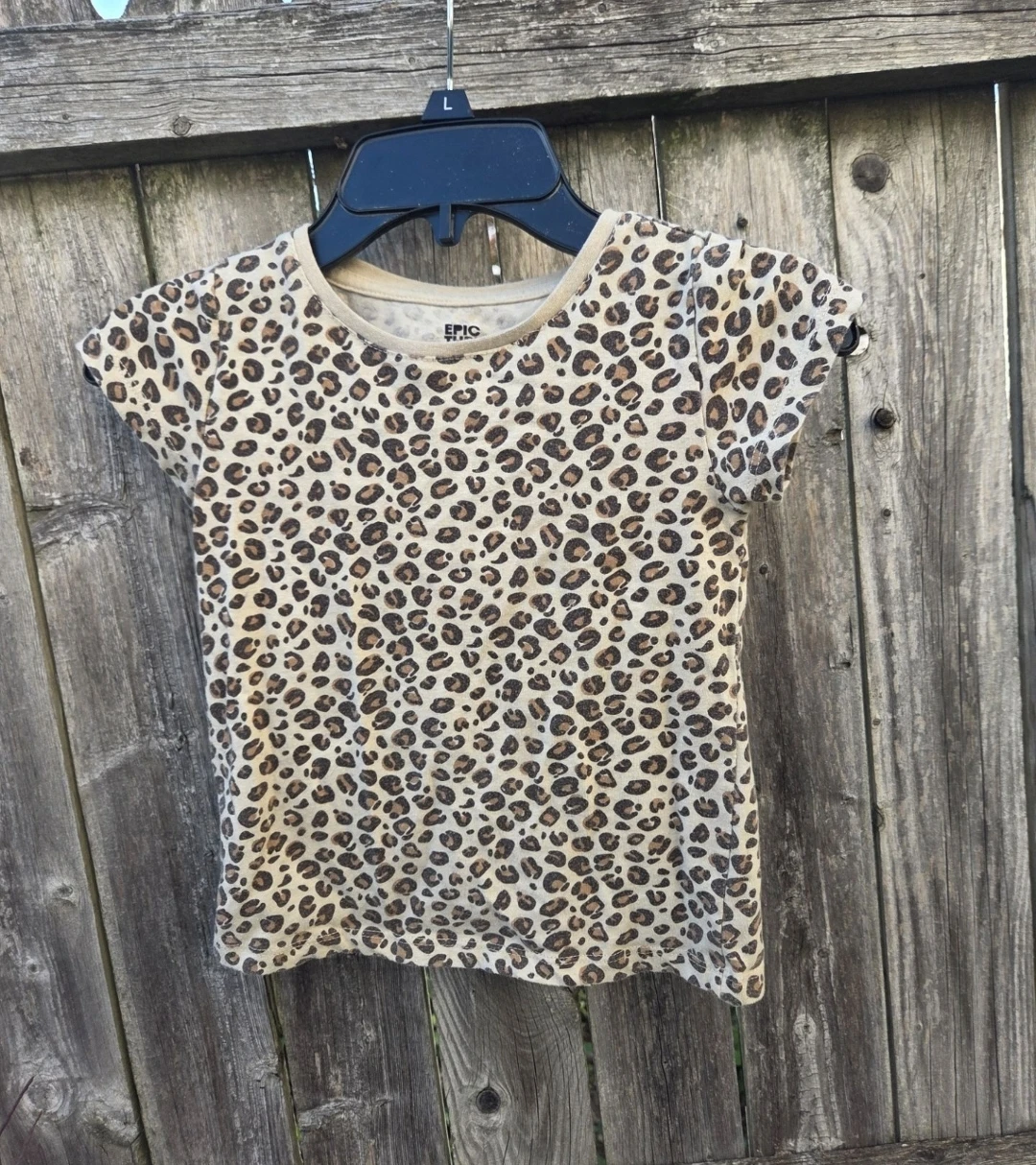 Epic Threads Girls Leopard Print T-Shirt Size 5