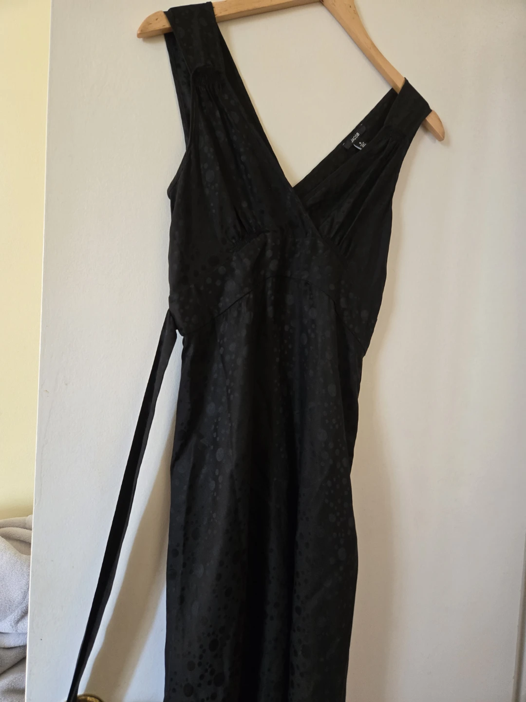 Black Silk Dress from Jacob (size XS) - photo 2