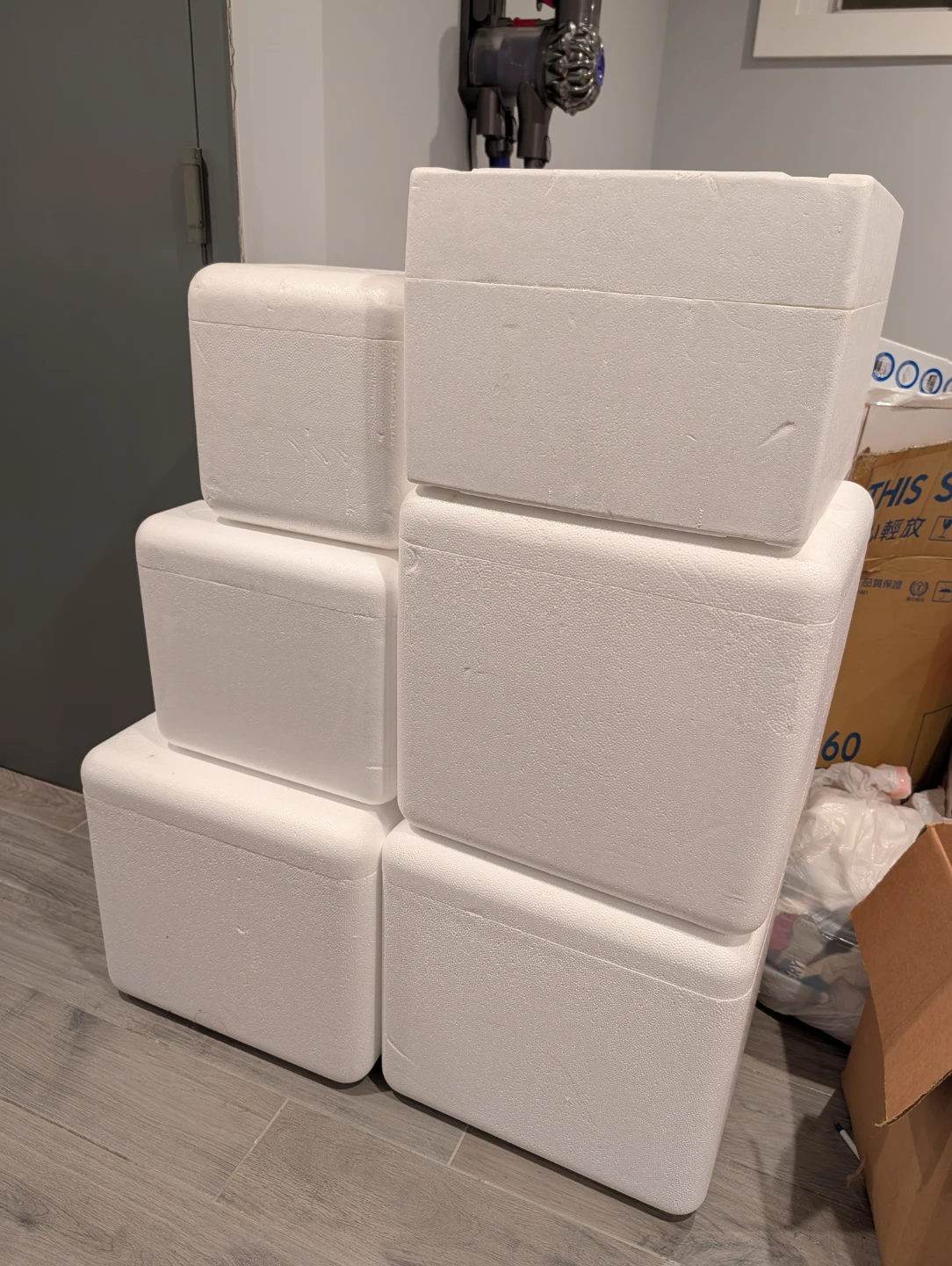 Free White Styrofoam Coolers