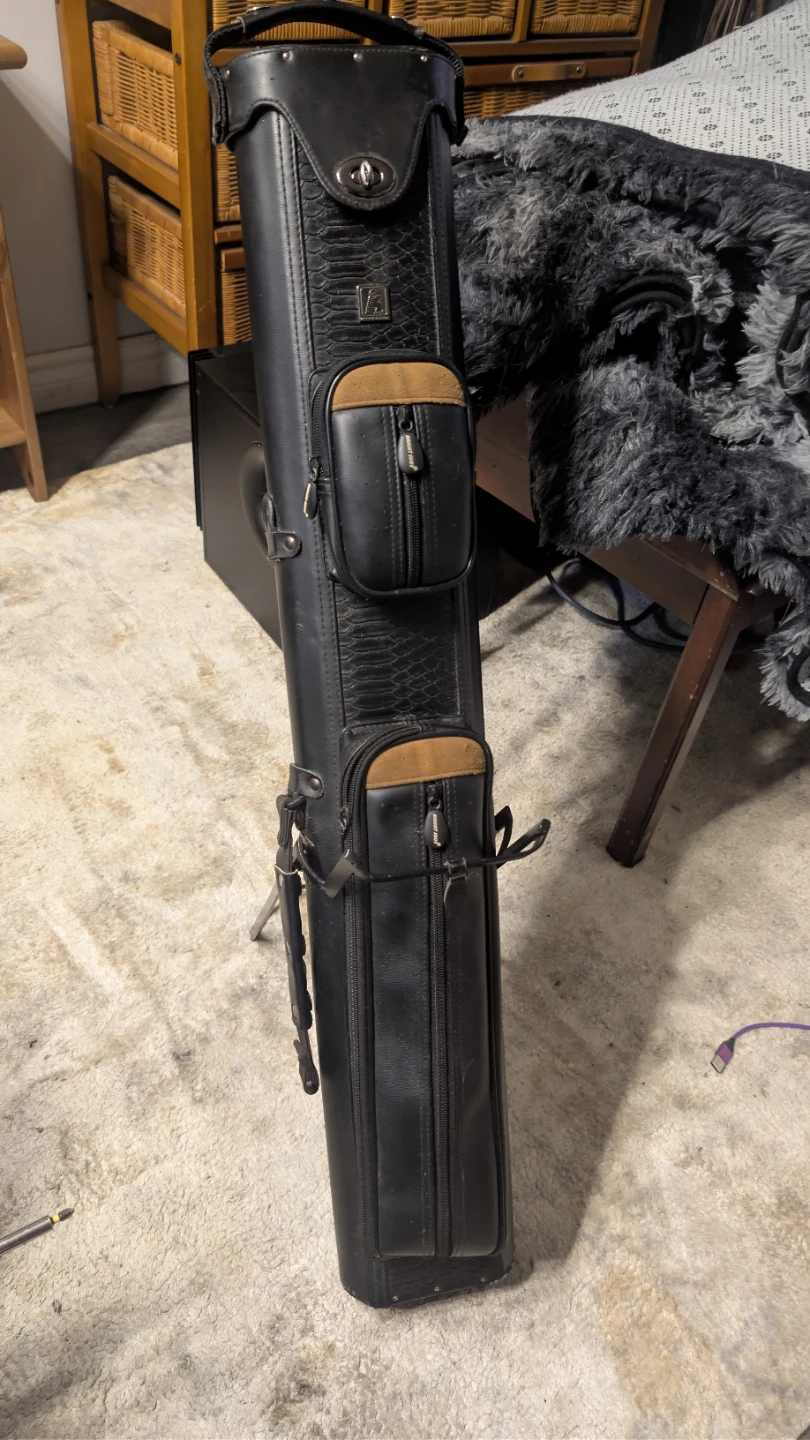 Pool Cue Case with Pool Cues
