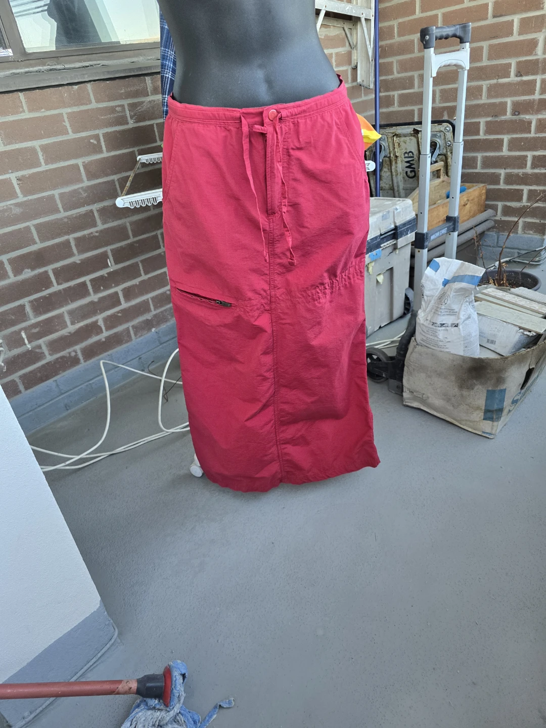 Columbia Red Maxi Skirt size XS