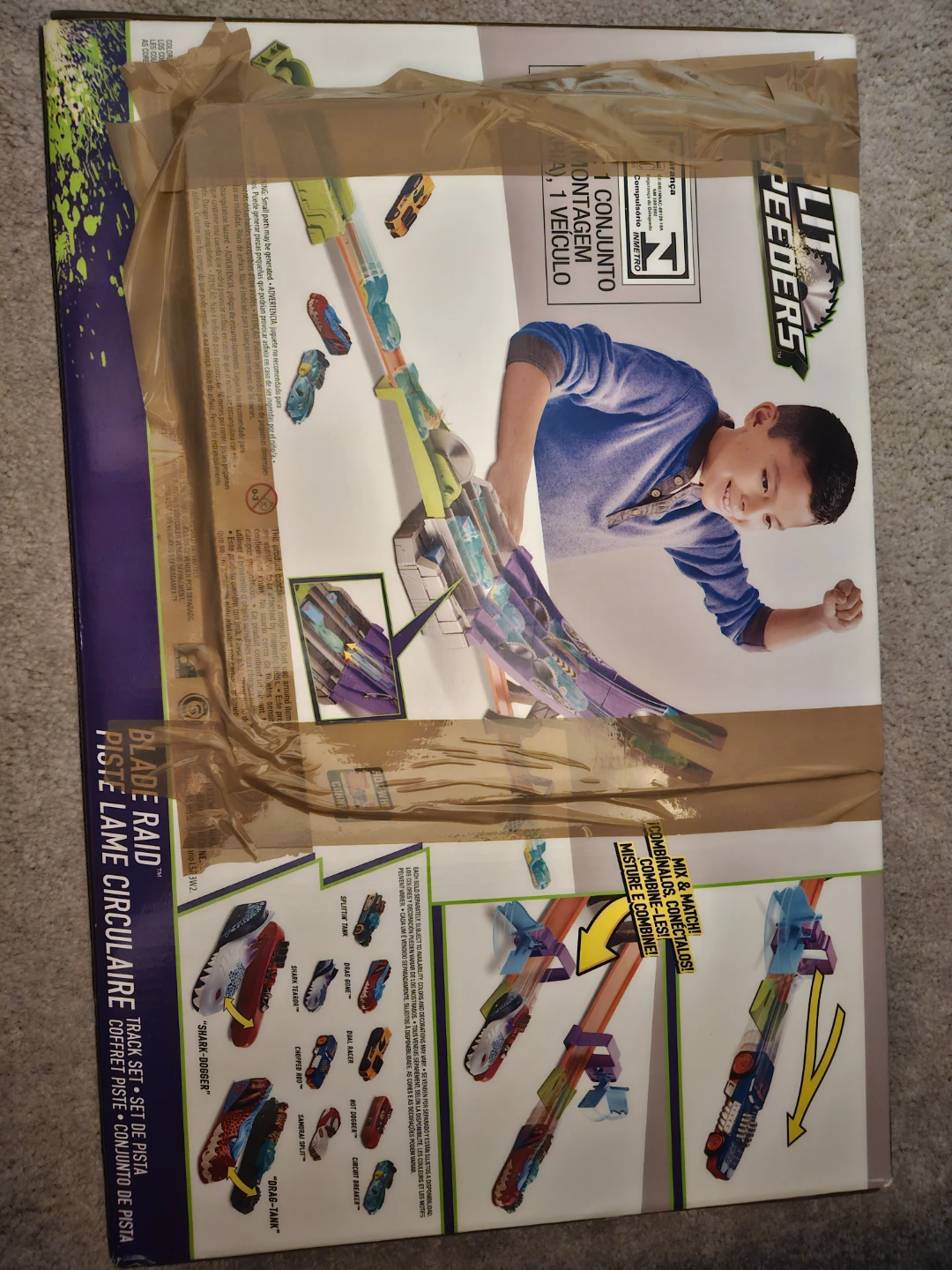Hot Wheels Split Speeders Blade Raid Track Set - photo 2