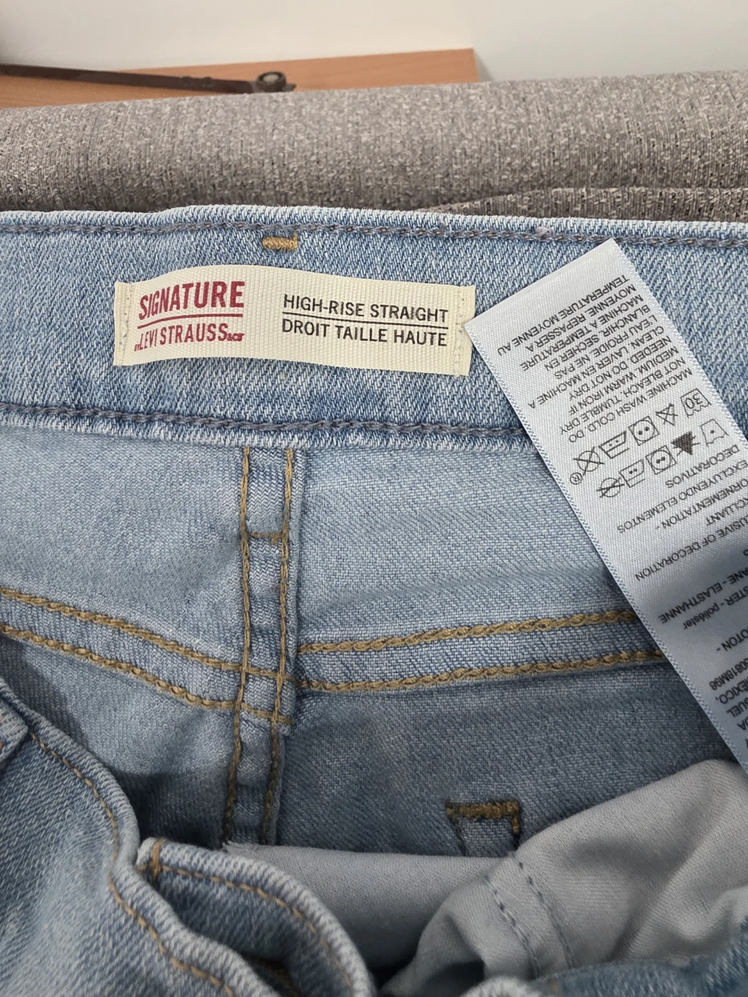 Levi Strauss Signature High-Rise Straight Jeans - photo 2