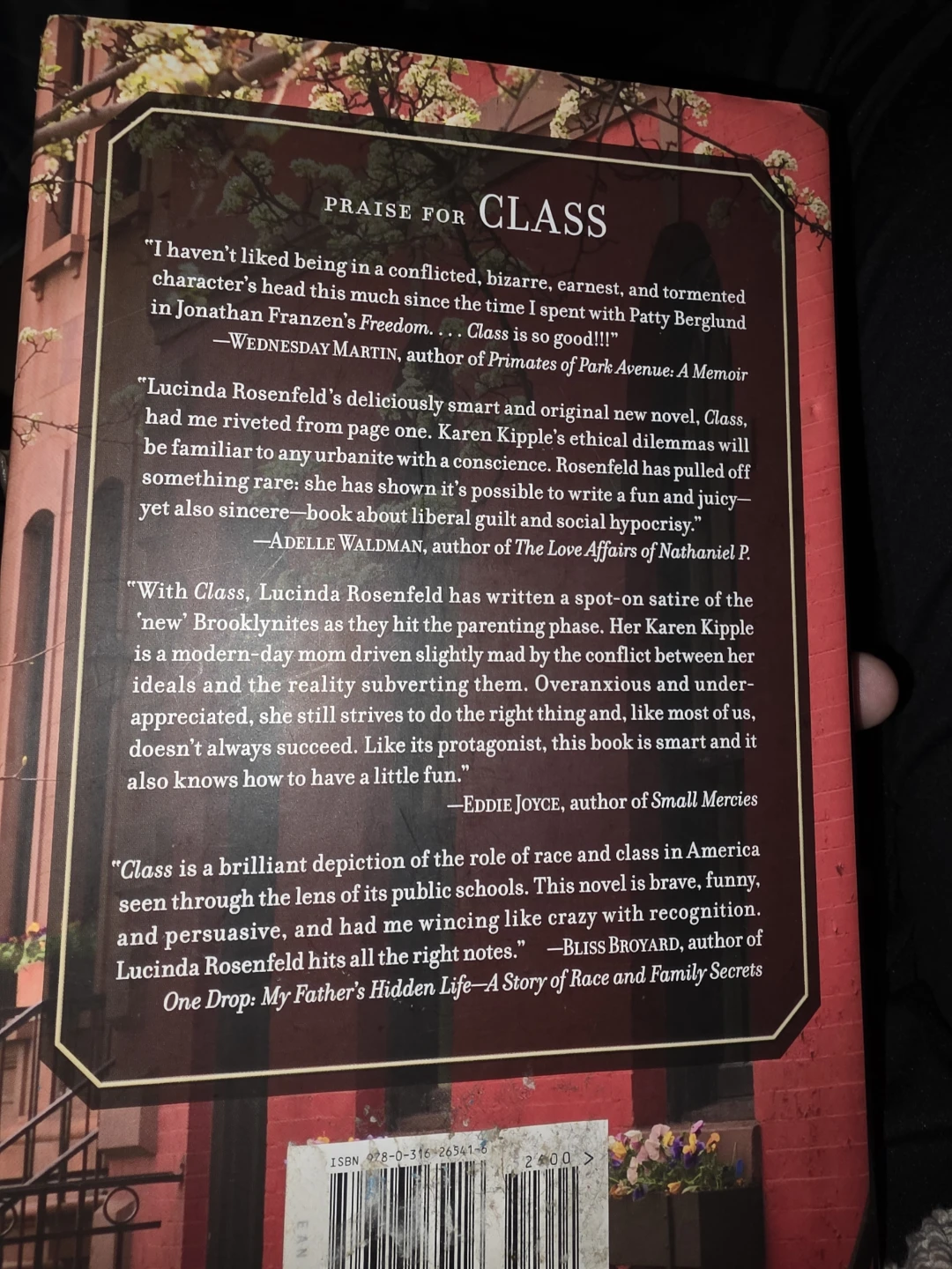 Class by Lucinda Rosenfeld hardcover Book - photo 2