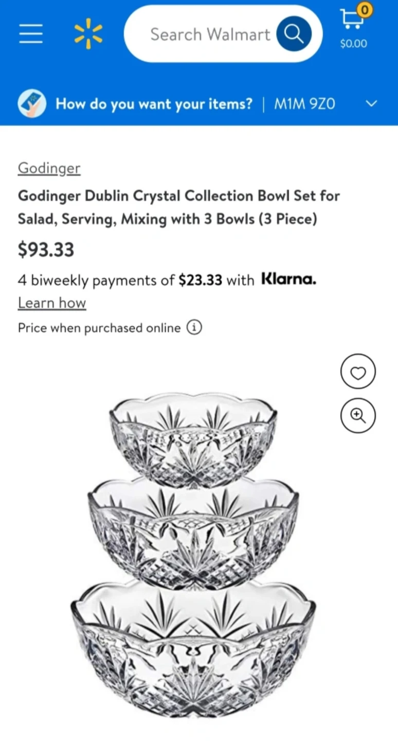 BNIB Dublin Collection Crystal Snack Bowls Set of 3 - photo 3