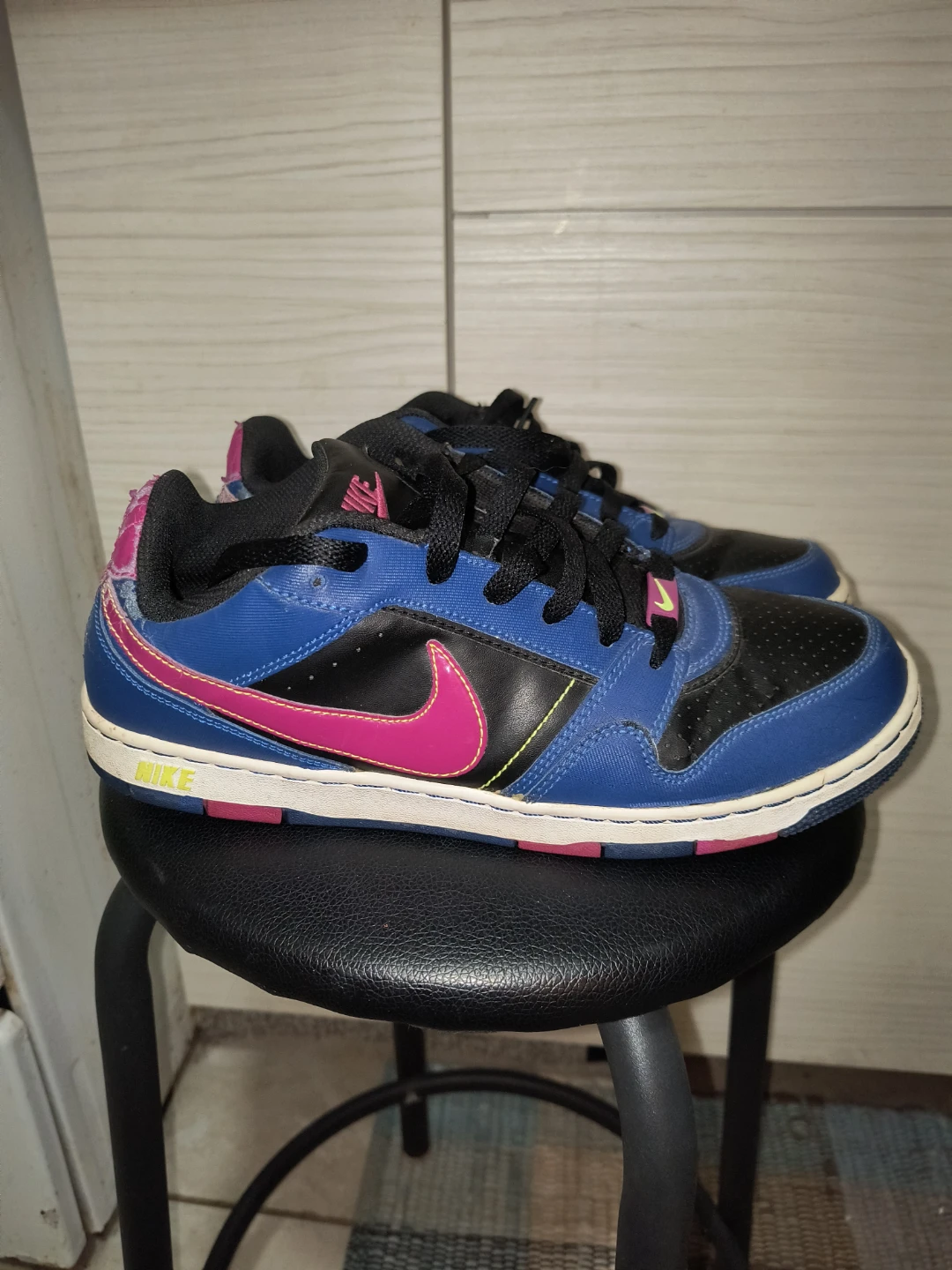 Nike Blue and Pink Sneakers