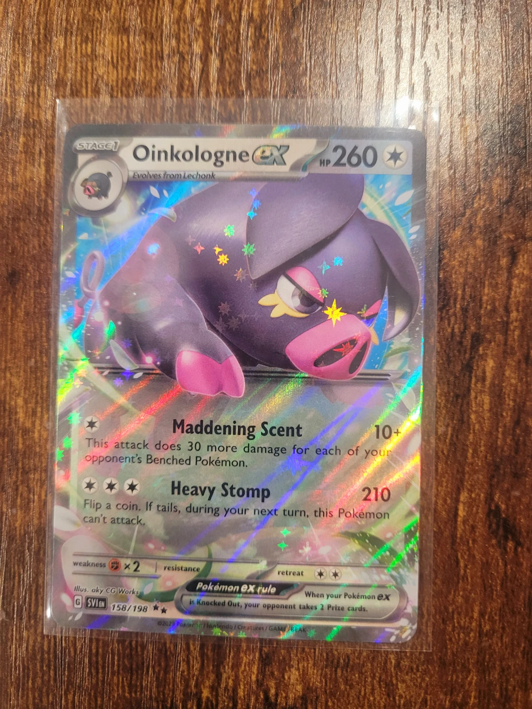 Pokemon Oinkologne EX Trading Card - Price Firm