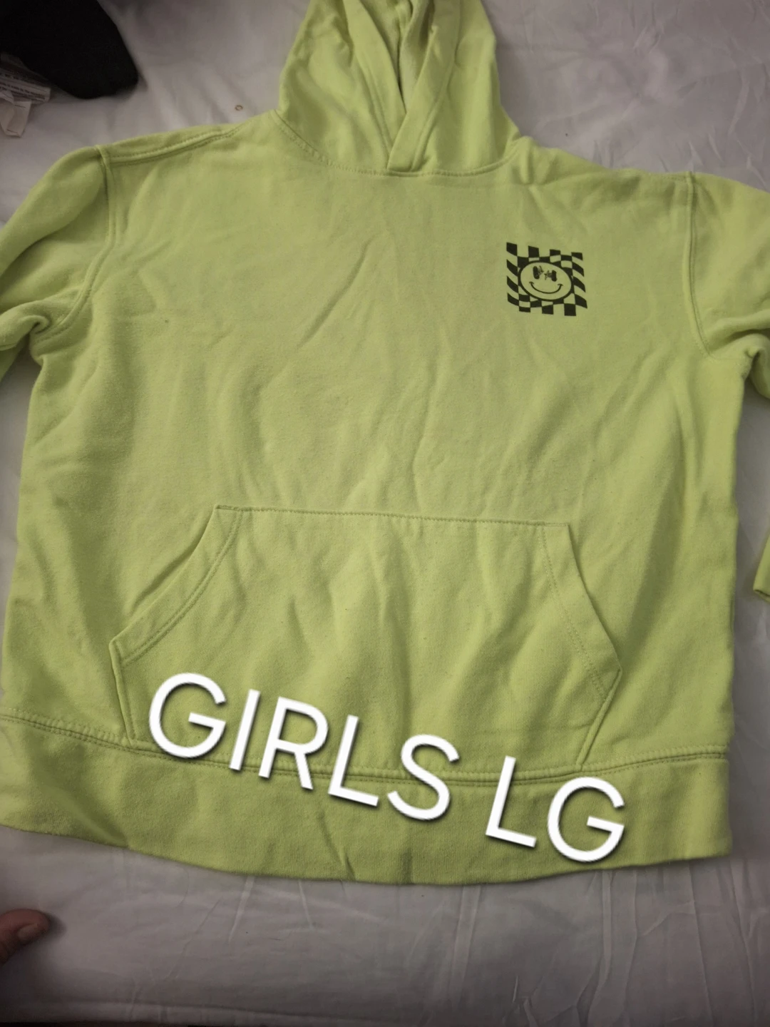 Girls' Lime Green Hoodie