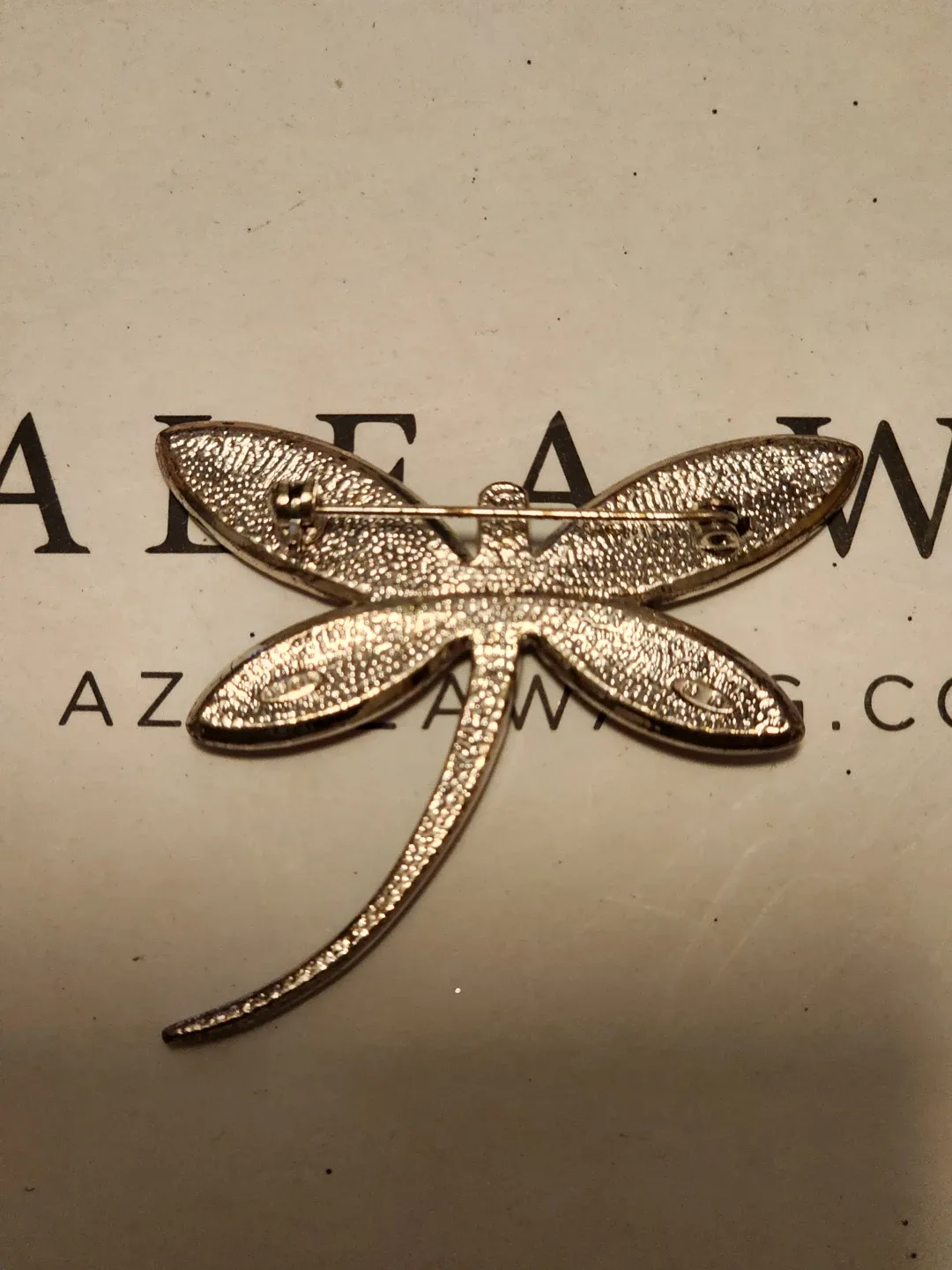 Dragonfly Brooch with Rhinestones - photo 3