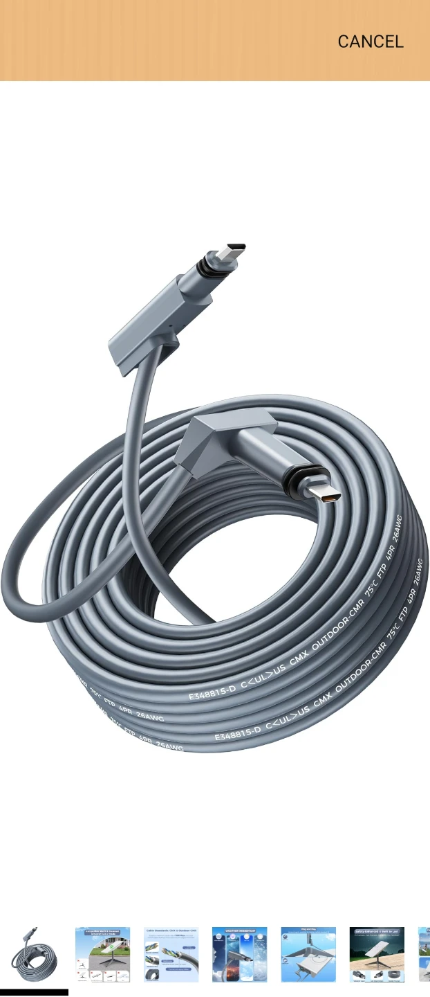 Starlink Gen 2 Actuated Dish Cable