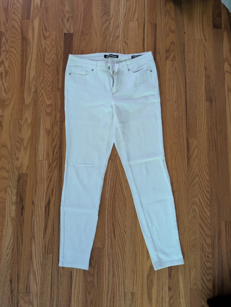 Joe Fresh White Skinny Jeans ⚽