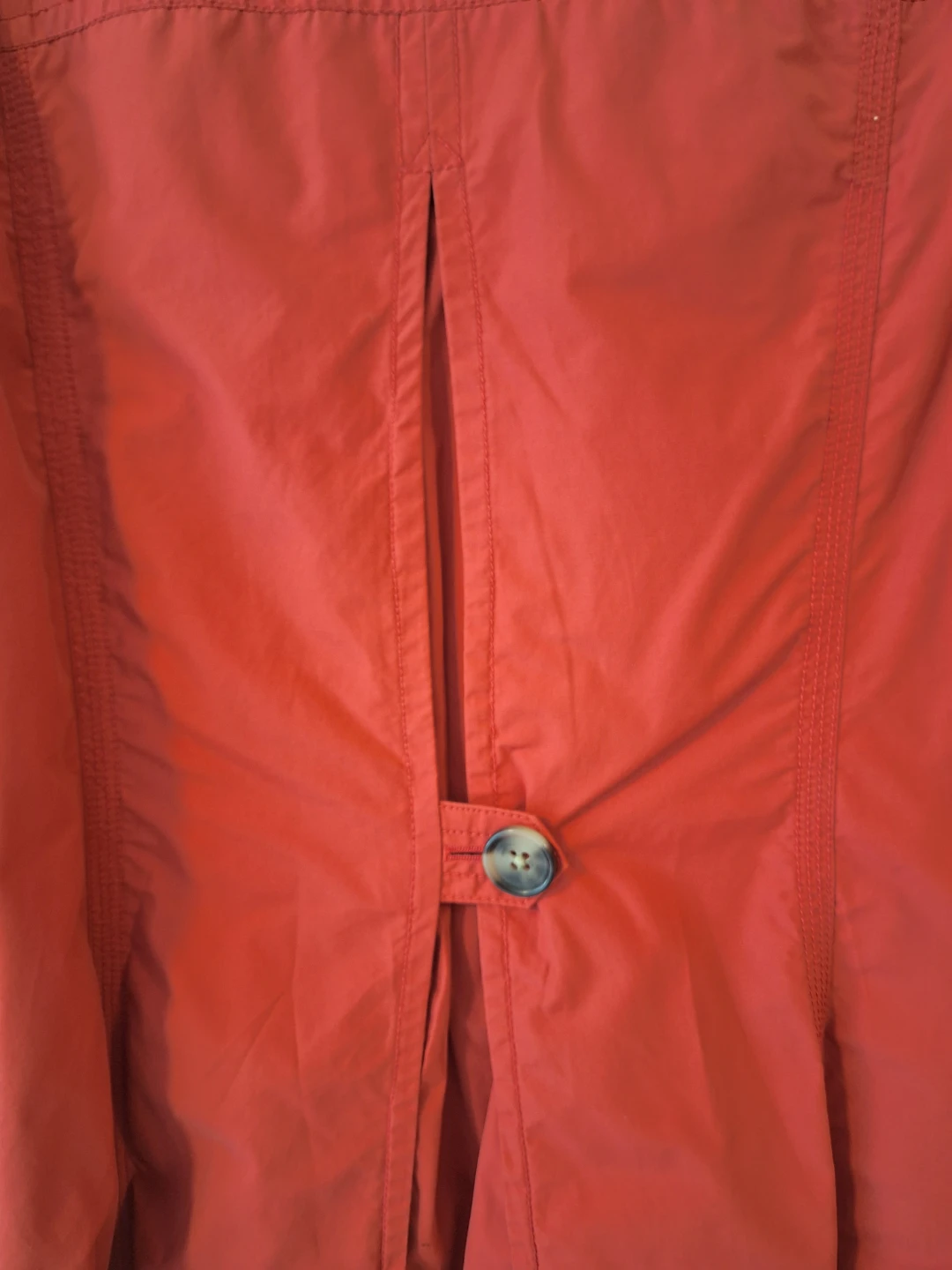 Eddie Bauer Red Trench Coat Size L - photo 5