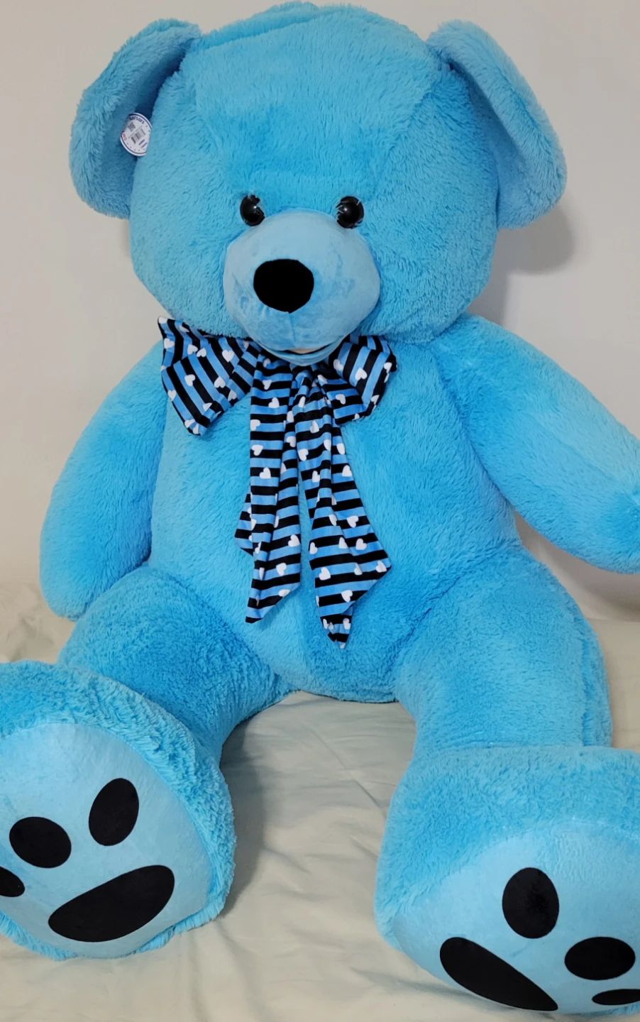 Big Blue Teddy Bear/ Plush Toy for gift