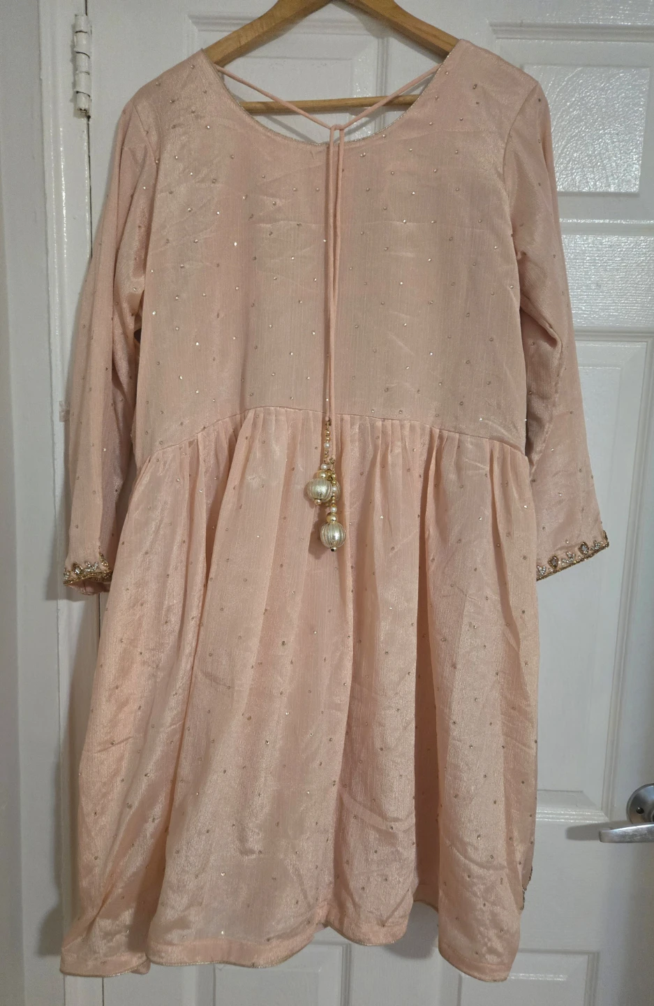 Pink Embellished Kurti for special occasion Size 44 - photo 2