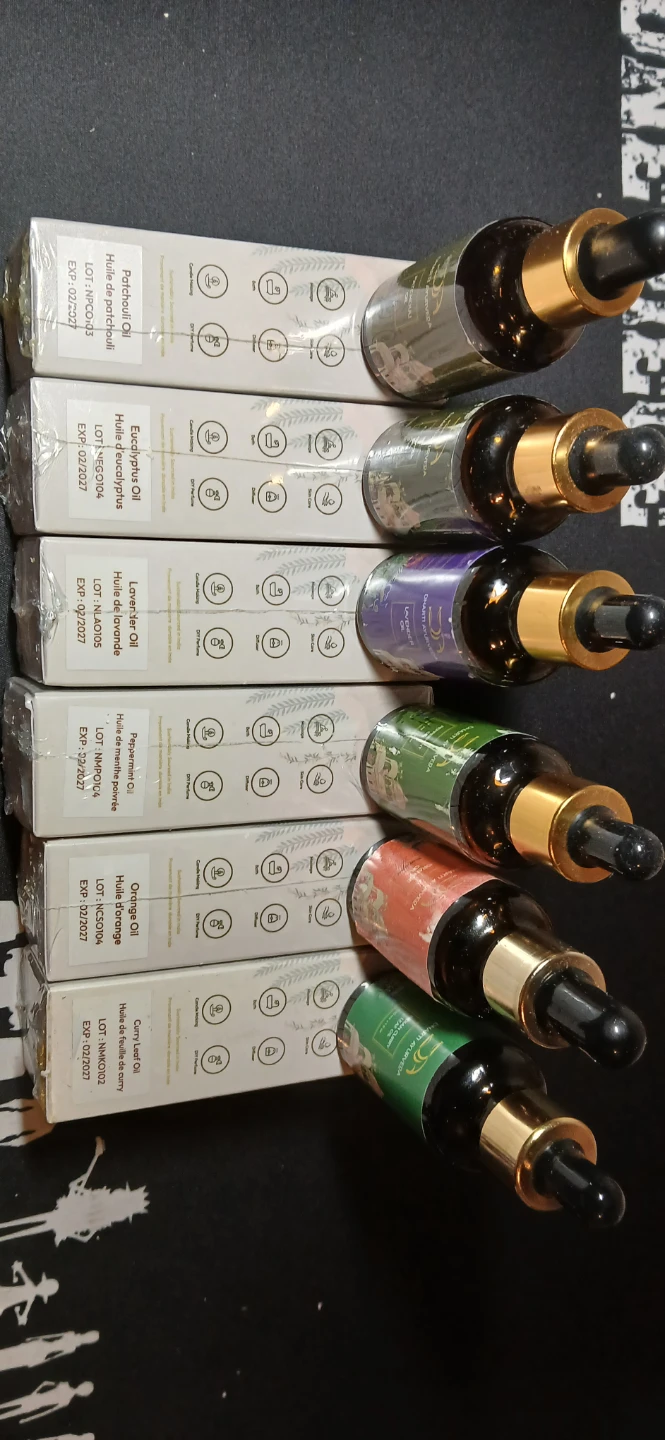 6EssentialOils-Eucalyptus,Lavender,Pmint,Orange,Patchouli,Curry - photo 3