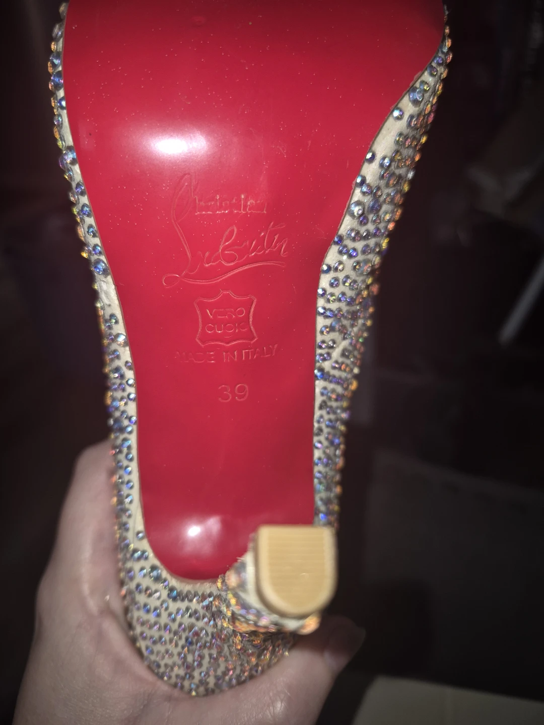 Gorgeous Authentic Christian Louboutin Kate Strass pumps ⚽ - photo 4