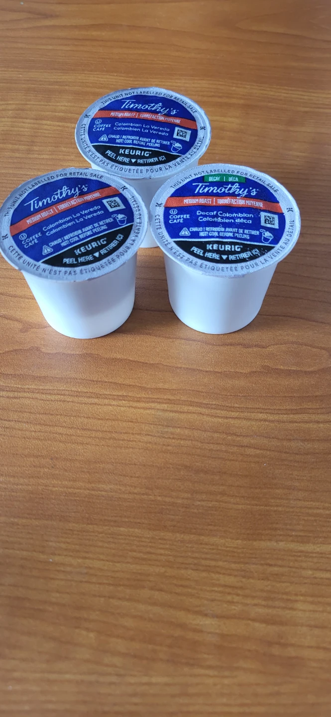 Timothy's Keurig Coffee Pods - Colombian La Vereda & Decaf - photo 2