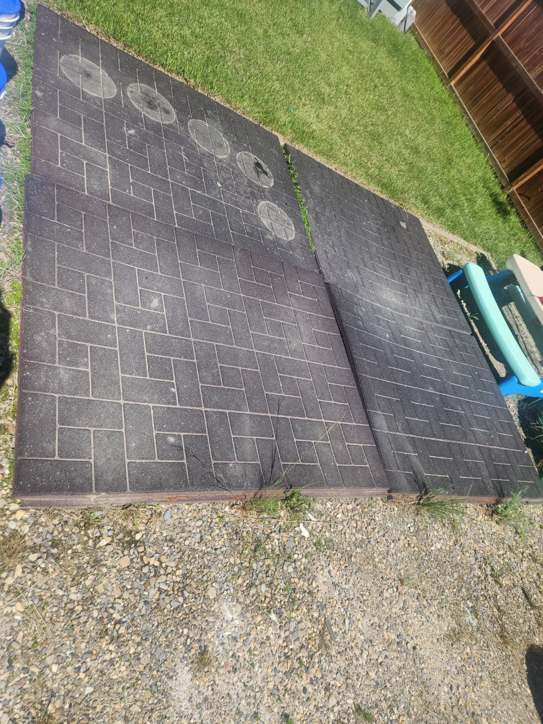 Heavy Duty Rubber Stone Mats - 4 Tiles - photo 2