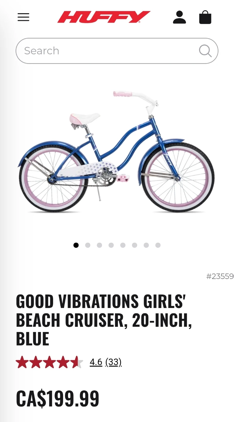 Huffy cruiser 20" bike