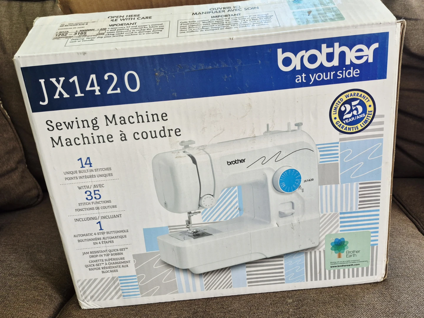 Brother JX1420 Sewing Machine - photo 3